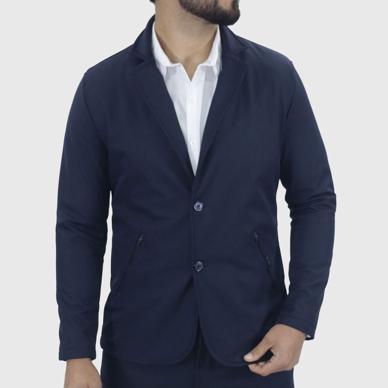 BLAZER IMPERMEABLE SMART FABRIC SIGNATURE | TECNOLOGÍA FUNCIONAL | PERFECT FIT PARA DÍAS IMPREDECIBLES - PLOMO - 1