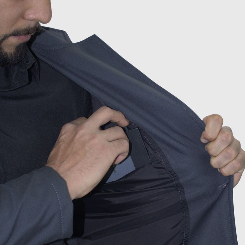 BLAZER IMPERMEABLE SMART FABRIC SIGNATURE | TECNOLOGÍA FUNCIONAL | PERFECT FIT PARA DÍAS IMPREDECIBLES - PLOMO - 2