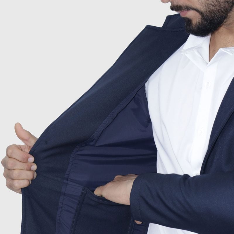 BLAZER IMPERMEABLE SMART FABRIC SIGNATURE | TECNOLOGÍA FUNCIONAL | PERFECT FIT PARA DÍAS IMPREDECIBLES - PLOMO - 3
