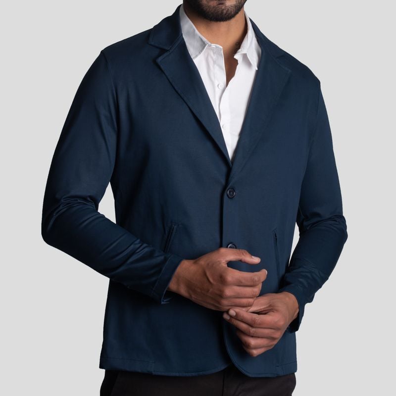 BLAZER SATINADO / PERFECT FIT / TEJIDO SATIN / SIGNATURE - BASICOS - 1