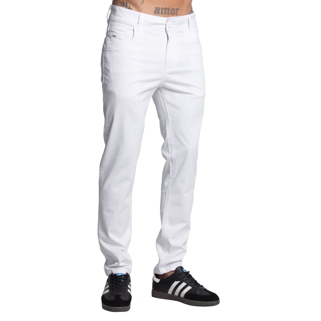 PANTALÓN DRILL CONFORT PREMIUM | SEMI PITILLO FIT | SIGNATURE - 1