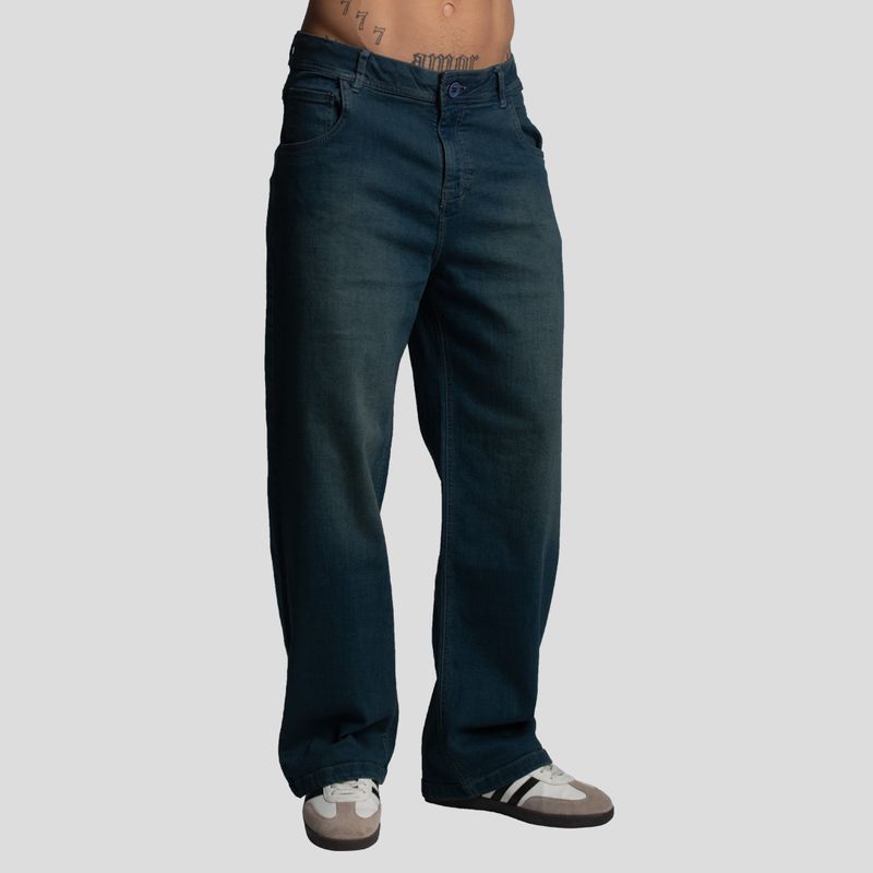 PANTALON DENIM CONFORT | ENTALLE BAGGY | DENIM PREMIUN OVERSIZE - 1