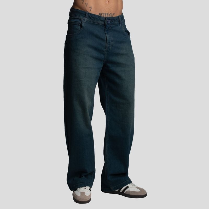 PANTALON DENIM CONFORT | ENTALLE BAGGY | DENIM PREMIUN OVERSIZE - 1