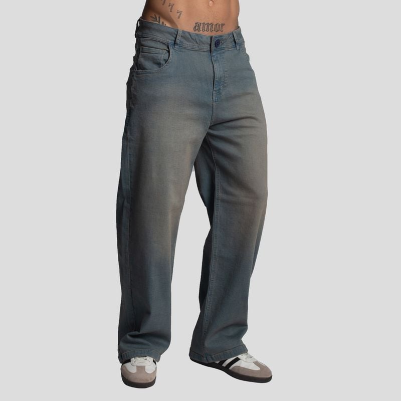 PANTALON DENIM CONFORT | ENTALLE BAGGY | DENIM PREMIUN OVERSIZE - 1