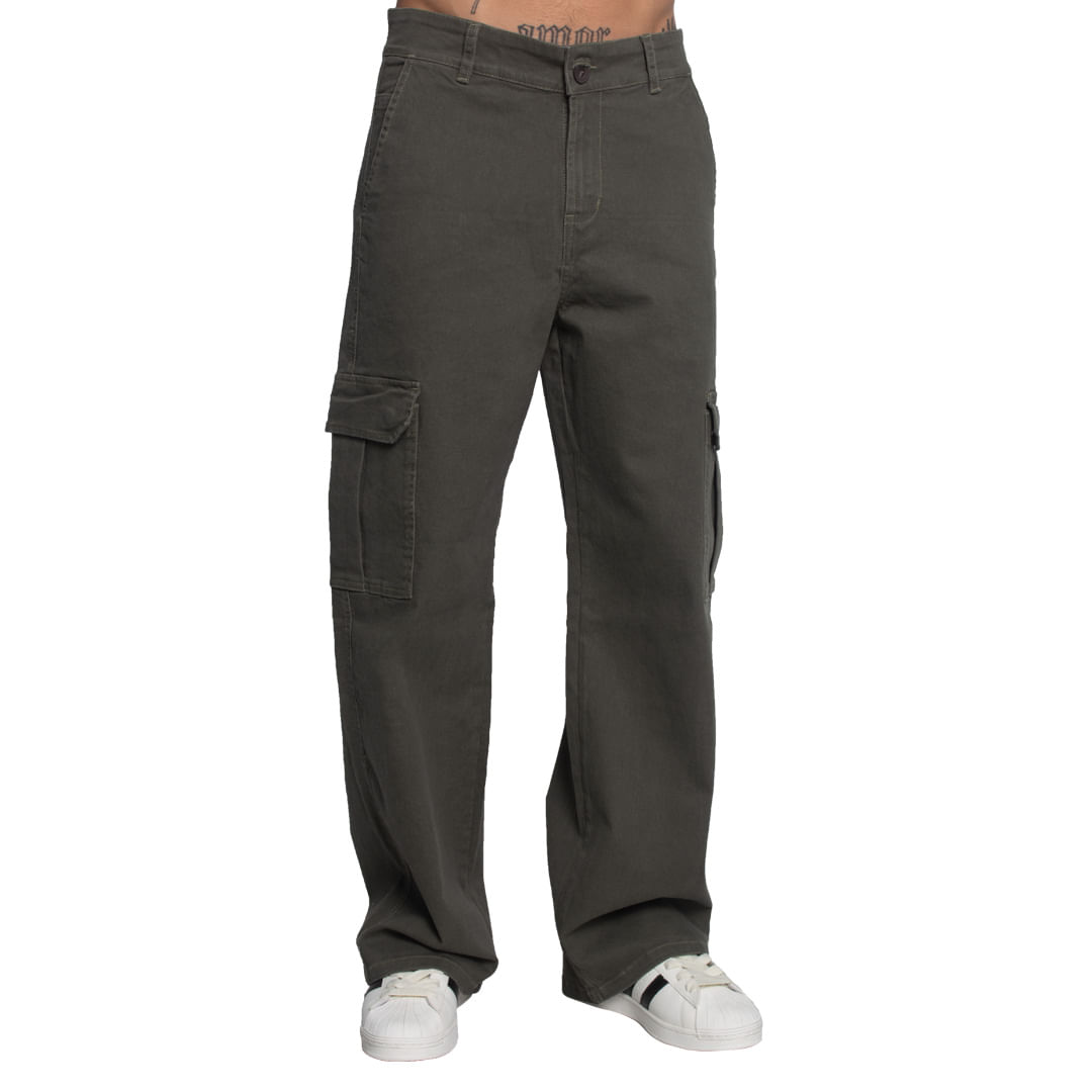 PANTALÓN CARGO DRILL CONFORT PREMIUM | BAGGY FIT | OVERZISE - 1