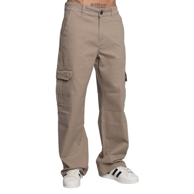 PANTALÓN CARGO DRILL CONFORT PREMIUM | BAGGY FIT | OVERZISE - 1