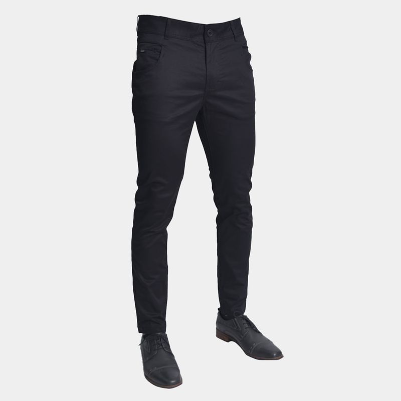 PANTALON DRILL PITILLO | DISEÑO REFINADO CON CONFORT EXTREMO | PERFECT FIT - AZUL - 1