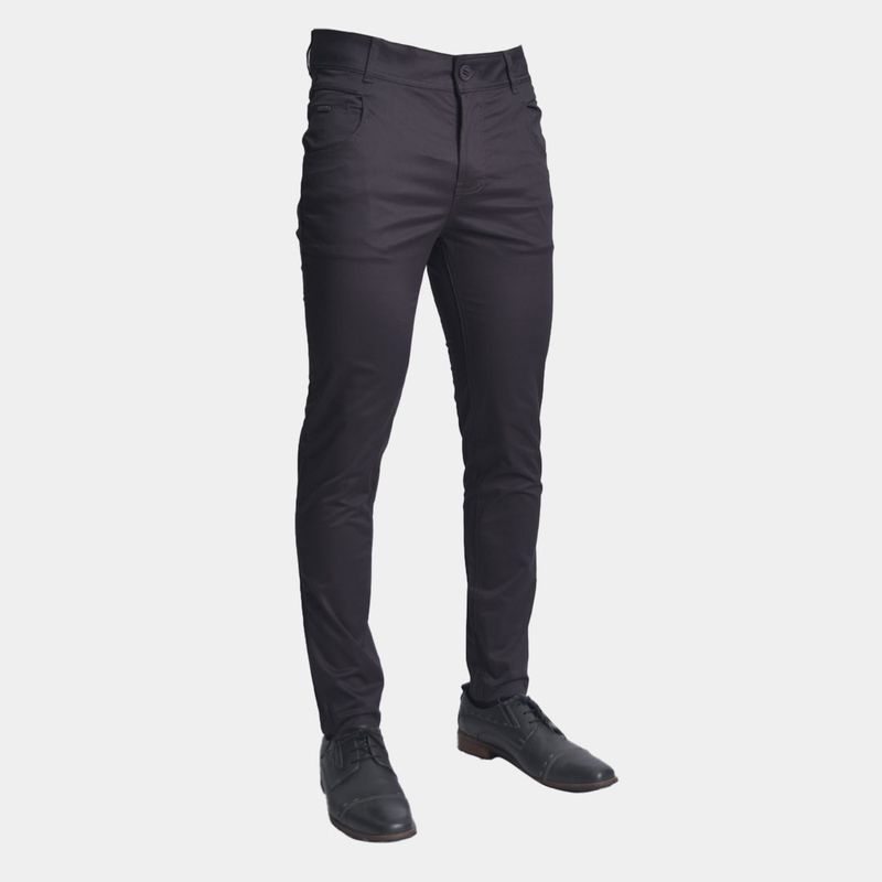 PANTALON DRILL PITILLO | DISEÑO REFINADO CON CONFORT EXTREMO | PERFECT FIT - AZUL - 1