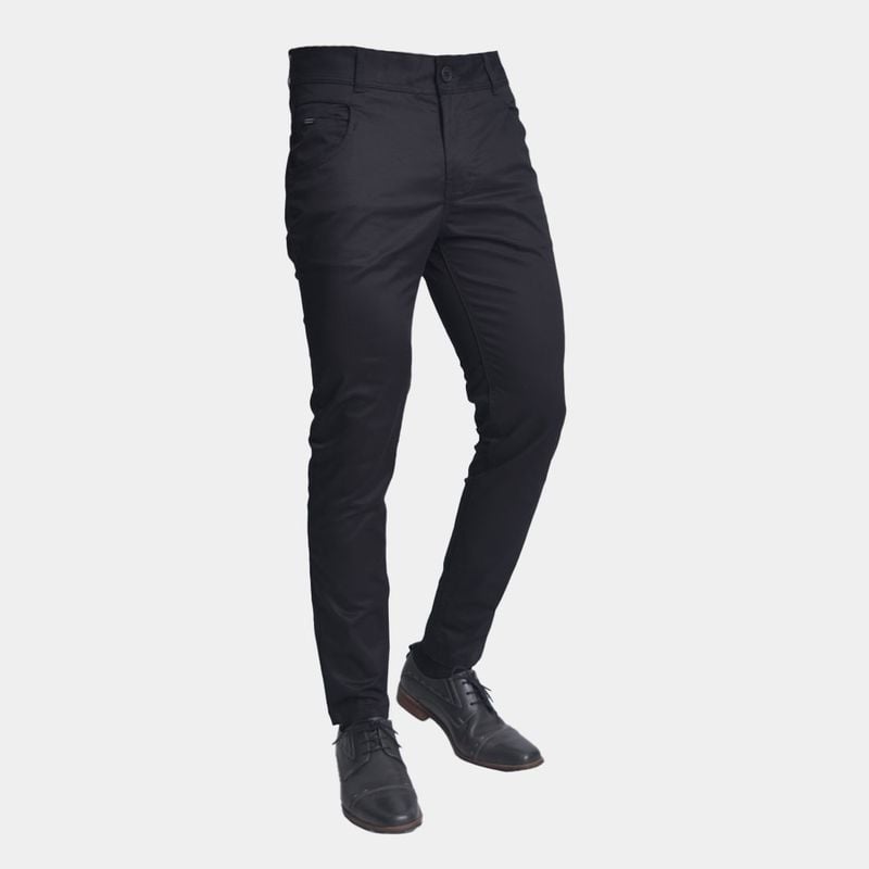 PANTALON DRILL PITILLO | DISEÑO REFINADO CON CONFORT EXTREMO | PERFECT FIT - AZUL - 2
