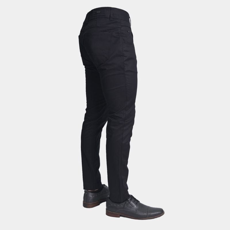 PANTALON DRILL PITILLO | DISEÑO REFINADO CON CONFORT EXTREMO | PERFECT FIT - AZUL - 3