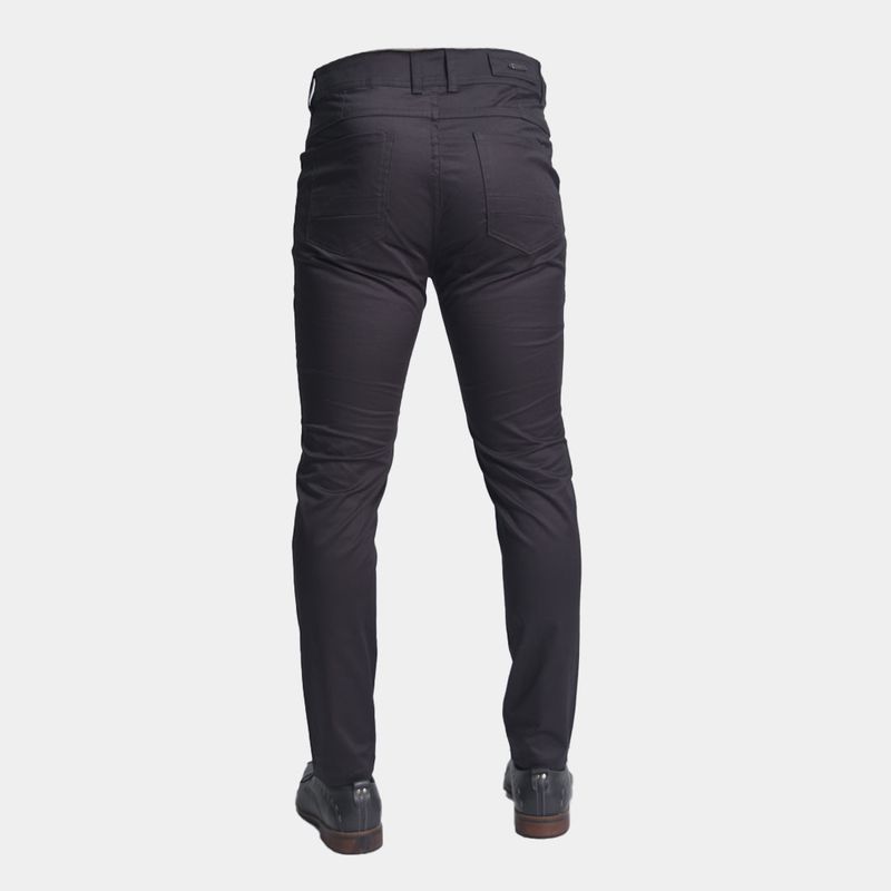 PANTALON DRILL PITILLO | DISEÑO REFINADO CON CONFORT EXTREMO | PERFECT FIT - AZUL - 3