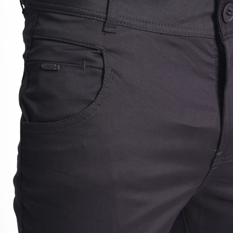 PANTALON DRILL PITILLO | DISEÑO REFINADO CON CONFORT EXTREMO | PERFECT FIT - AZUL - 4