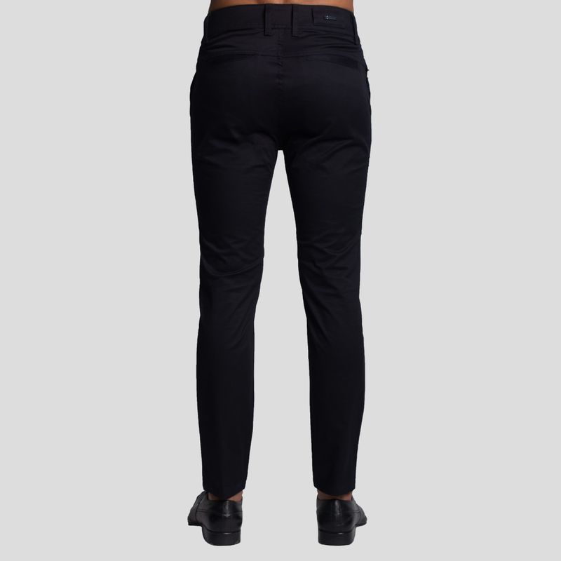 PANTALÓN DRILL SEMI PITILLO | COMFORT ESTRUCTURADO | DISEÑO SOFISTICADO CON BOLSILLOS CHINOS | LÍNEA SIGNATURE - 2