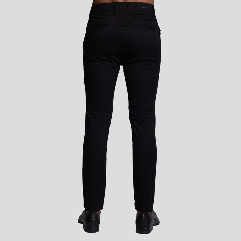 PANTALÓN DRILL SEMI PITILLO | COMFORT ESTRUCTURADO | DISEÑO SOFISTICADO CON BOLSILLOS CHINOS | LÍNEA SIGNATURE - 3