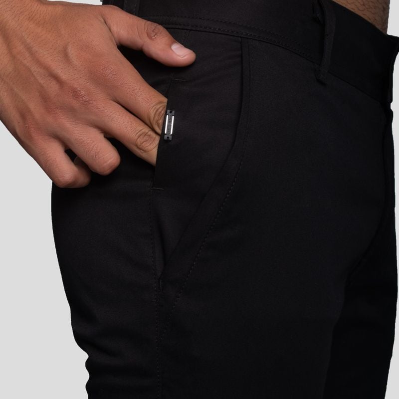 PANTALÓN DRILL SEMI PITILLO | COMFORT ESTRUCTURADO | DISEÑO SOFISTICADO CON BOLSILLOS CHINOS | LÍNEA SIGNATURE - 4
