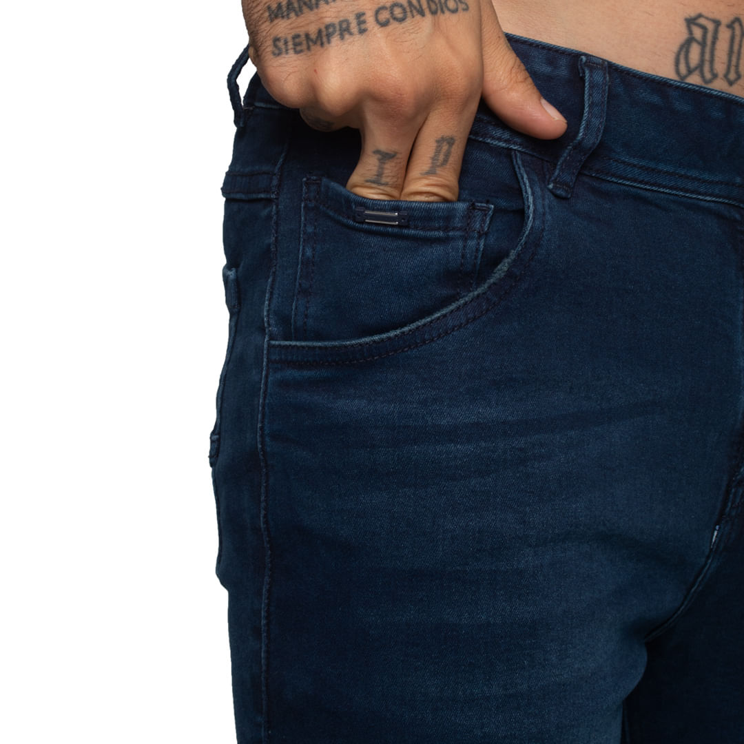 PANTALÓN DENIM CONFORT | SEMI PITILLO | DENIM PREMIUM MERCERIZADO | LIBERTY - 4