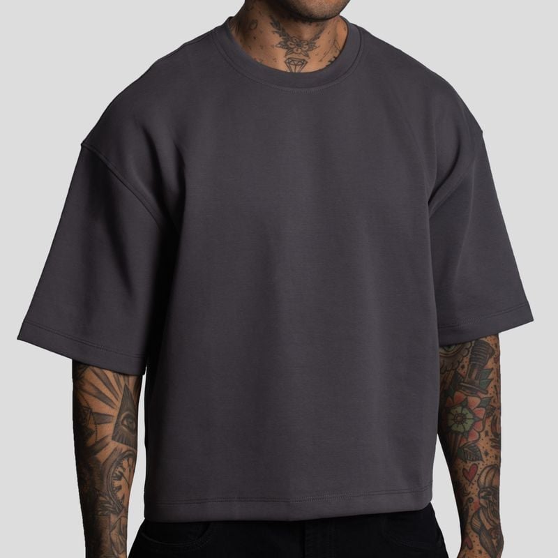 POLO MANGA CORTA | BOXY FIT | TEJIDO ESPECIAL OVERSIZE - 1