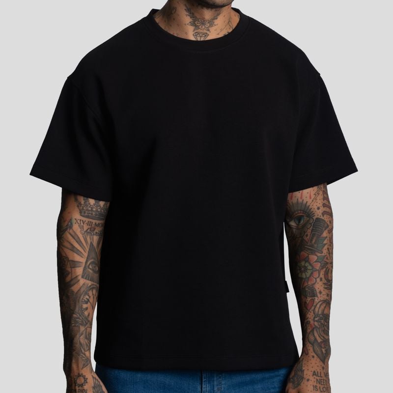 POLO MANGA CORTA | RELAX FIT | TEJIDO ESPECIAL OVERSIZE - 1