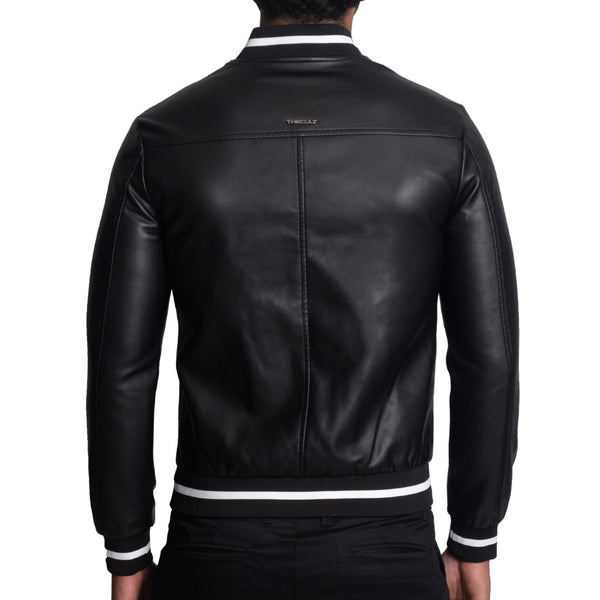 CASACA BOMBER EN ECO-CUERO – ESTILO STAR BOY - 2
