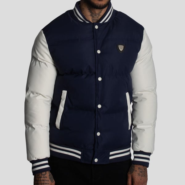 CASACA VARSITY PUFFER BLOCK COLOR-REPELENTE AL AGUA Y CORTAVIENTO - 1