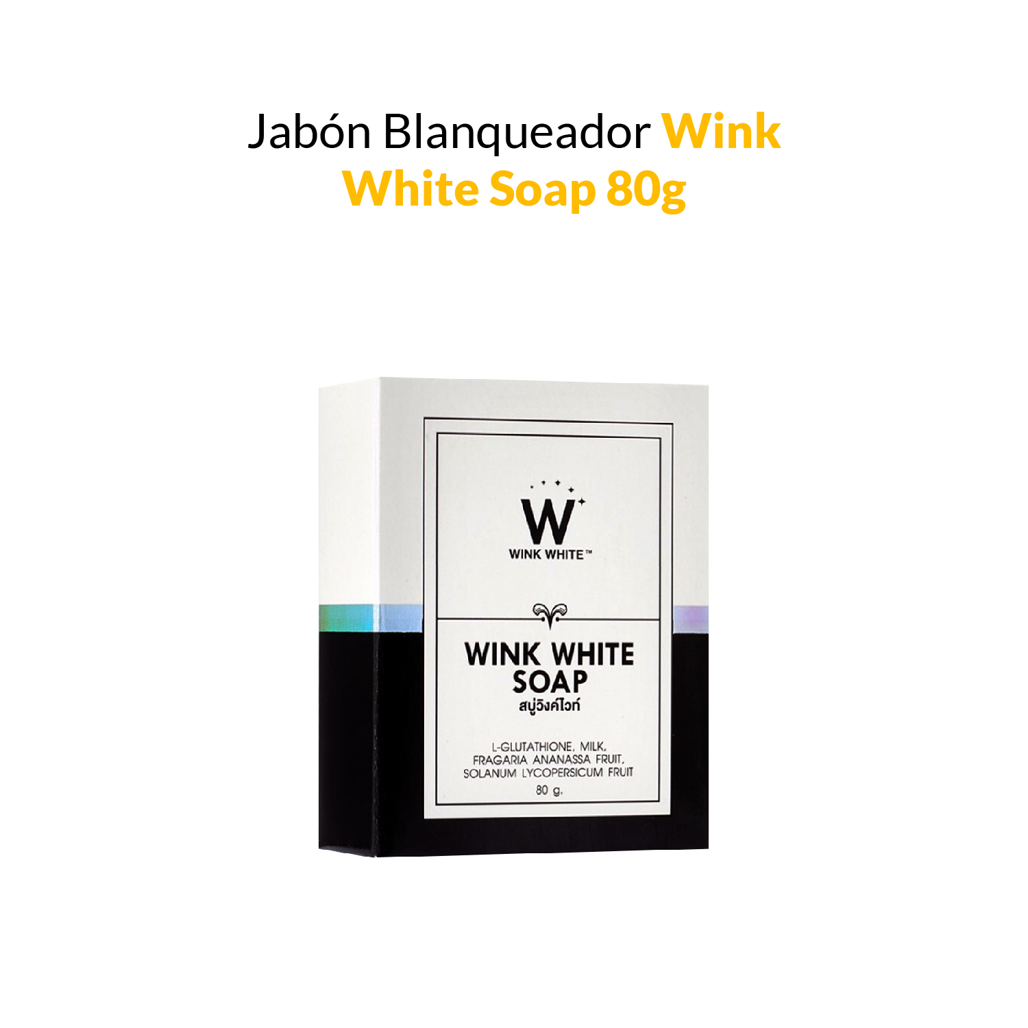 JABÓN ACLARANTE WINK WHITE SOAP EXFOLIANTE - 1