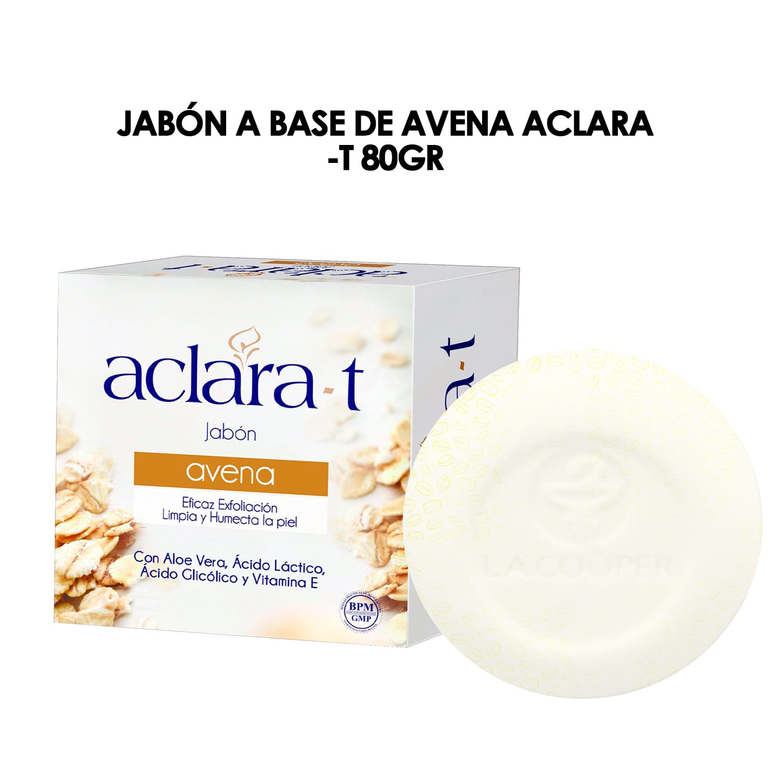 JABÓN A BASE DE AVENA ACLARA -T 80GR - 1