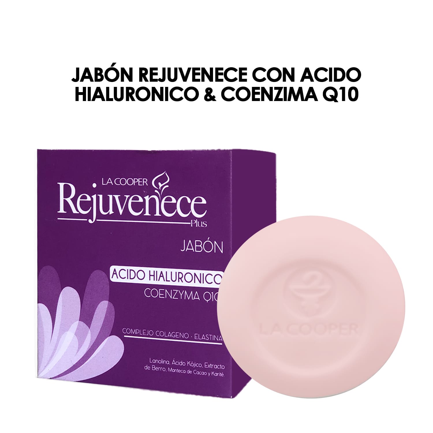JABÓN REJUVENECE CON ACIDO HIALURONICO Y COENZIMA Q10 - 1