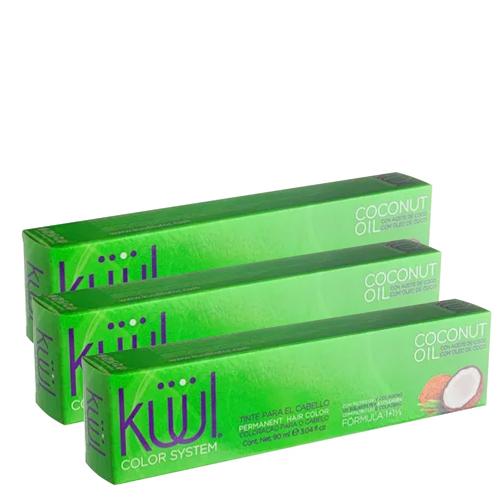 TINTE 3 UNIDADES KÜÜL CON FILTRO UV Y COLÁGENO 90ML - 1