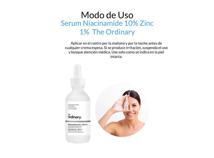 SERUM NIACINAMIDE 10% ZINC 1% + HYALURONIC ACID 2% + B5 - THE ORDINARY 30ML - 3