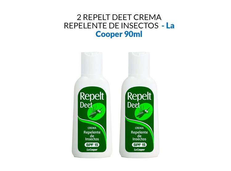 2 REPELT DEET CREMA 90G - LA COOPER - 1