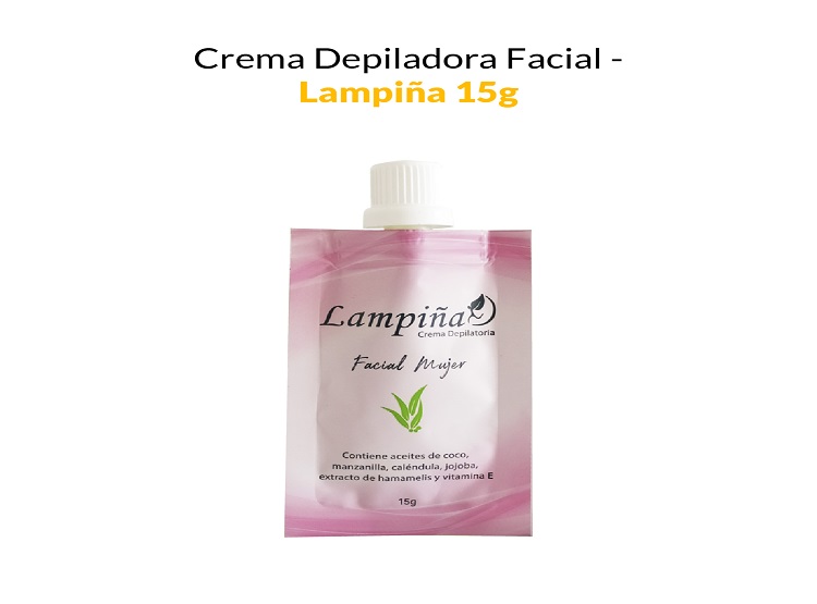 CREMA DEPILADORA FACIAL - LAMPIÑA 15G - 1