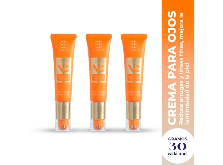 CREMA PARA OJOS CON VITAMINA C 30GR ESTELIN 3 UND - 2