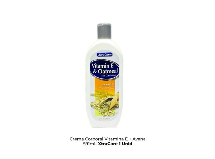 CREMA CORPORAL VITAMIN E Y OATMEAL 591ML XTRACARE - 2