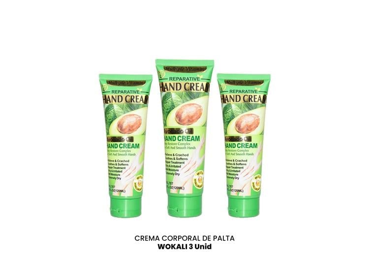 CREMA PARA MANOS AGUACATE 120ML FRUIT OF THE WOKALI 3 UND - 2
