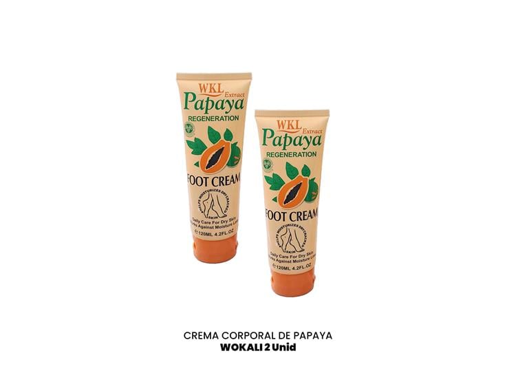 CREMA PARA PIES DE PAPAYA 120ML FRUIT OF THE WOKALI 2 UND - 2