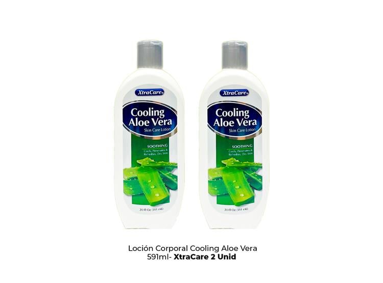 CREMA CORPORAL COOLING ALOE VERA 591ML XTRACARE 2 UND - 2