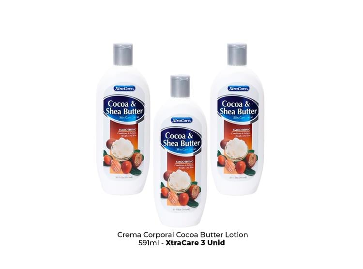 CREMA CORPORAL COCOA Y SHEA BUTTER 591ML XTRACARE 3 UND - 2