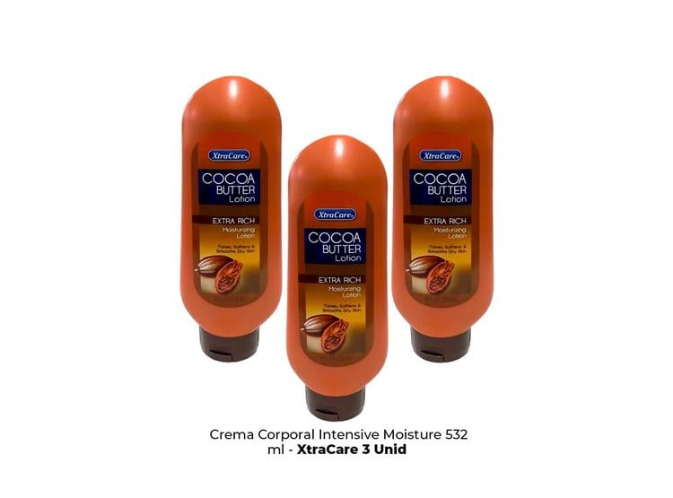 CREMA CORPORAL COCOA BUTTER 532ML XTRACARE 3 UND - 2