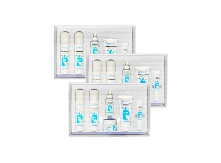 SET SKIN CARE PREMIUN DE MILK 6 PIEZAS DR LA ROSA 3 UND - 1
