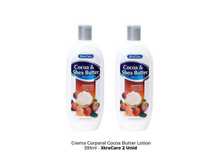 CREMA CORPORAL COCOA Y SHEA BUTTER 591ML XTRACARE 2 UND - 2