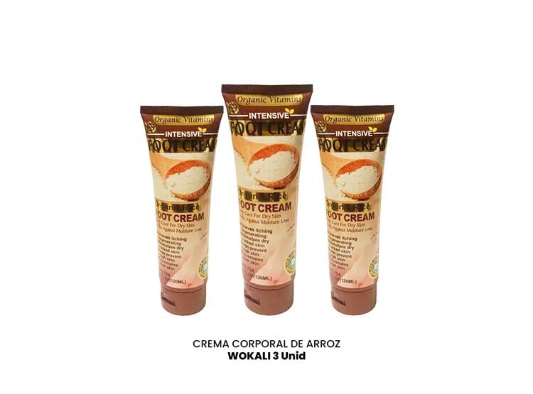 CREMA PARA PIES DE ARROZ 120ML FRUIT OF THE WOKALI 3 UND - 2