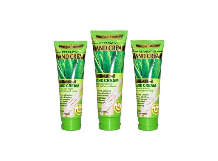 CREMA PARA MANOS ALOE VERA 120ML FRUIT OF THE WOKALI 3 UND - 1