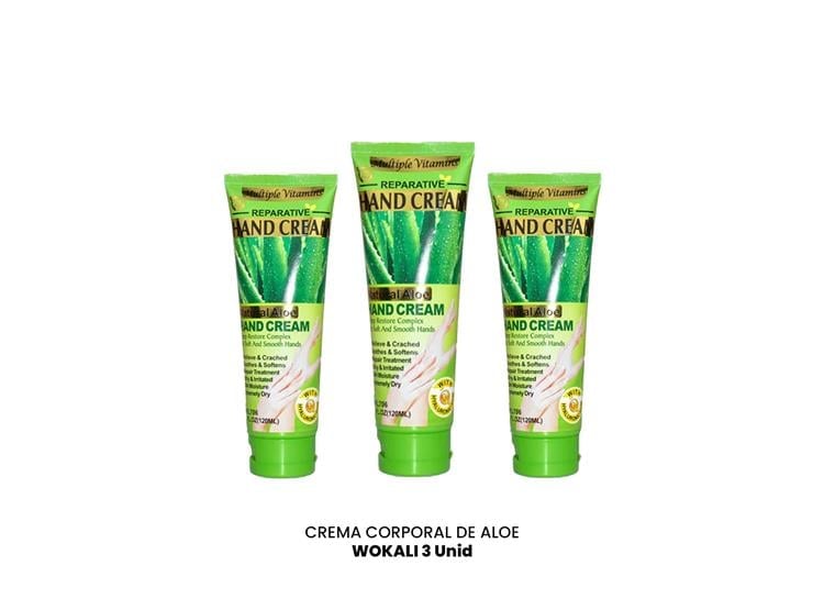 CREMA PARA MANOS ALOE VERA 120ML FRUIT OF THE WOKALI 3 UND - 2