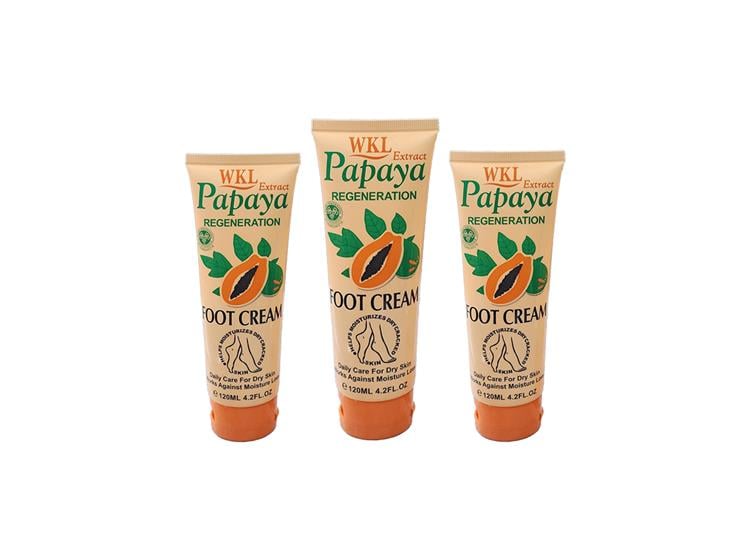 CREMA PARA PIES DE PAPAYA 120ML FRUIT OF THE WOKALI 3 UND - 1