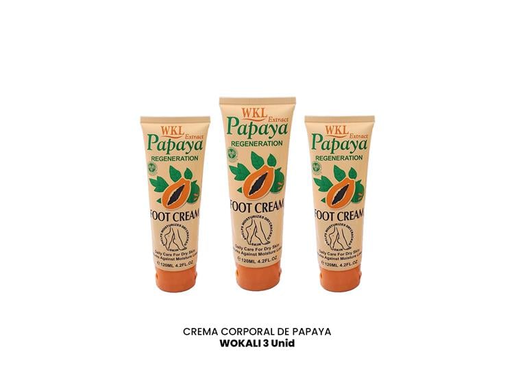 CREMA PARA PIES DE PAPAYA 120ML FRUIT OF THE WOKALI 3 UND - 2