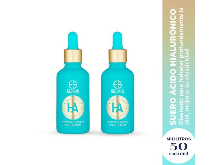 SERUM FACIAL ACIDO HIALURONICO 50ML ESTELIN 2 UND - 2