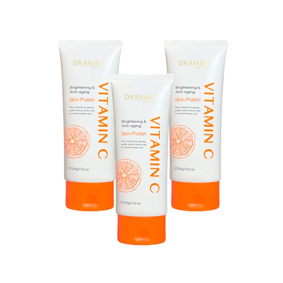 ESMALTE FACIAL DE VITAMINA C 100GR DR RASHEL 3 UND - 1