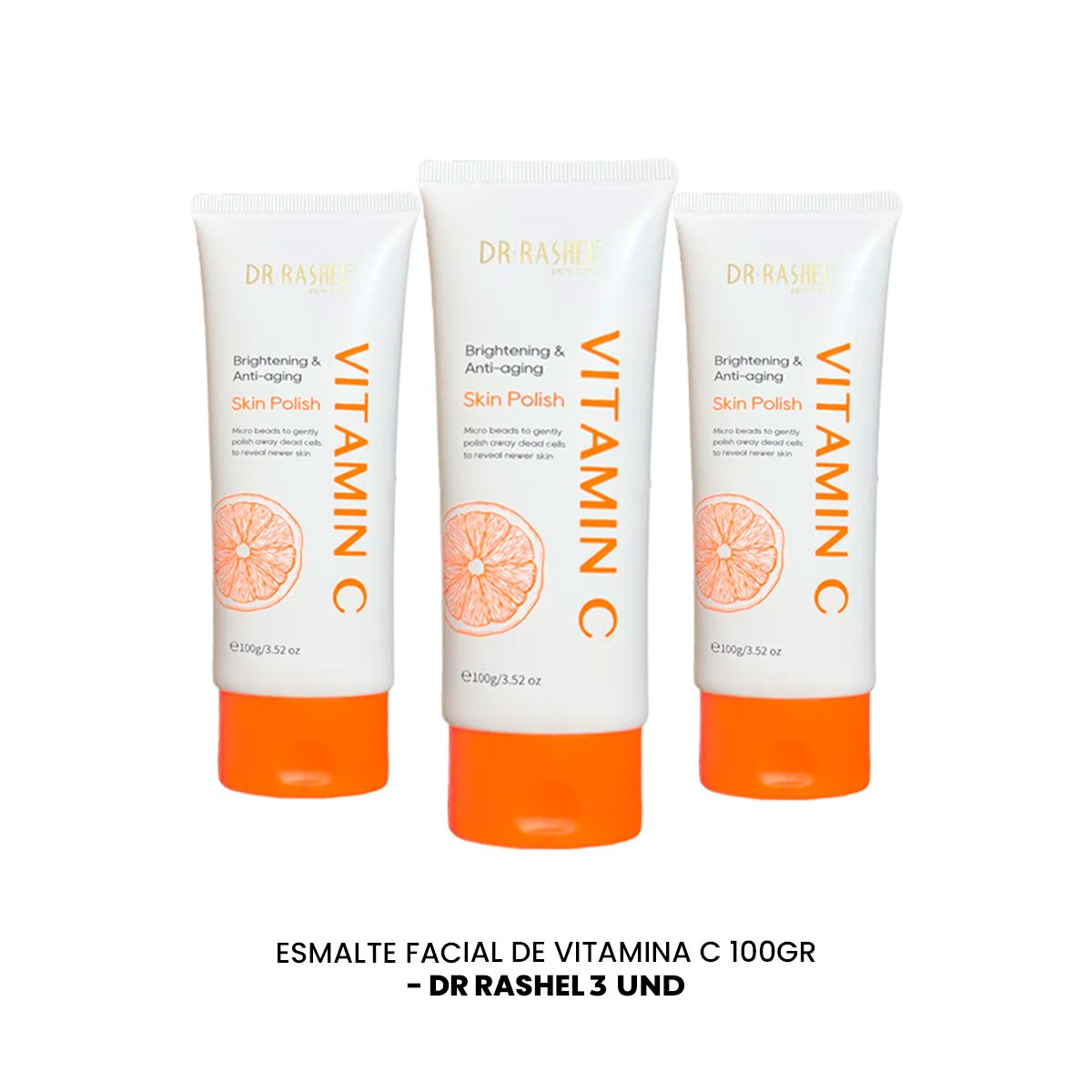 ESMALTE FACIAL DE VITAMINA C 100GR DR RASHEL 3 UND - 2