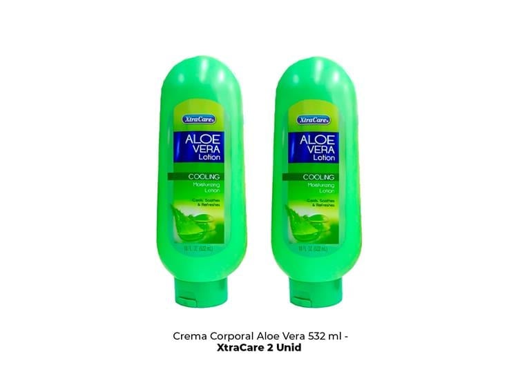 CREMA CORPORAL ALOE VERA 532ML XTRACARE 2 UND - 2