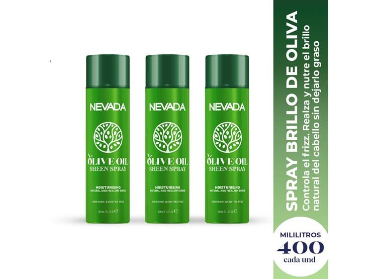 BRILLO EN SPRAY DE ACEITE DE OLIVA 450ML NEVADA 3 UND - 2
